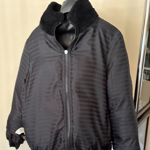 Coach Puffer Jacket with Leather Trim - Picture 6 of 6